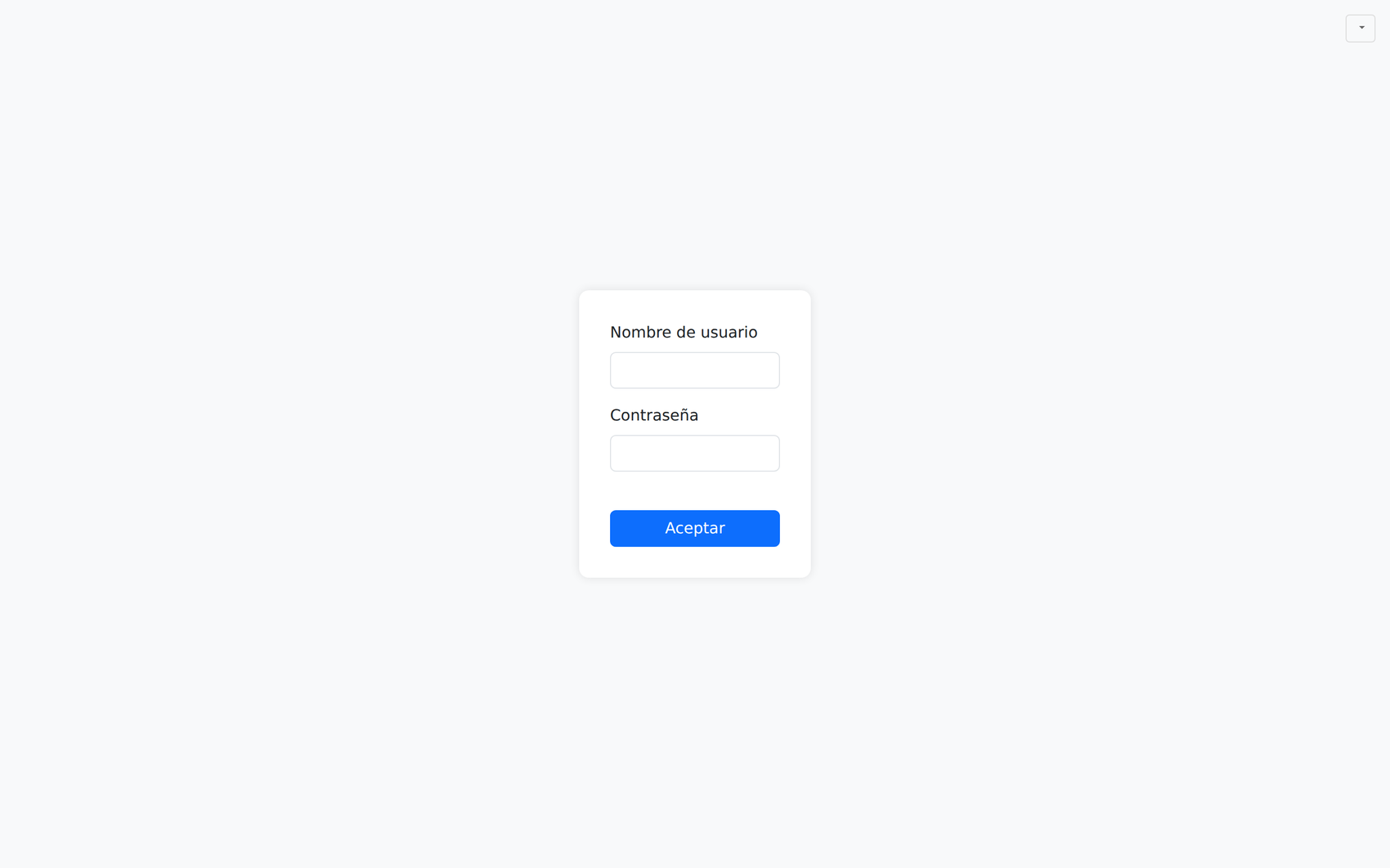Pantalla de inicio de sesión de AgileWeight